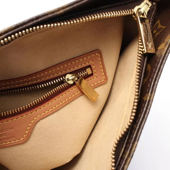 LOUIS VUITTON Looping GM Shoulder Bag M51145 Monogram canvas Brown Used Women LV - Picture 6 of 12